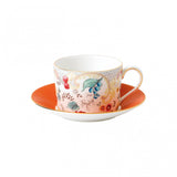 Wedgwood Wonderlust Rococo Flowers Teacup &amp; Saucer Set Dalmazio Design