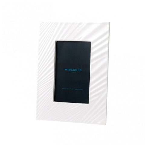 Wedgwood White Folia 4x6 Frame Dalmazio Design