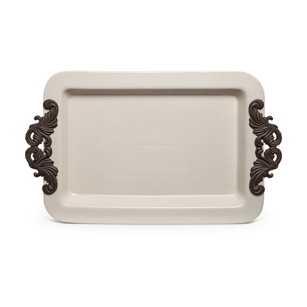 GG Collection 23.8"L Acanthus Tray W/ Metal - 20% OFF