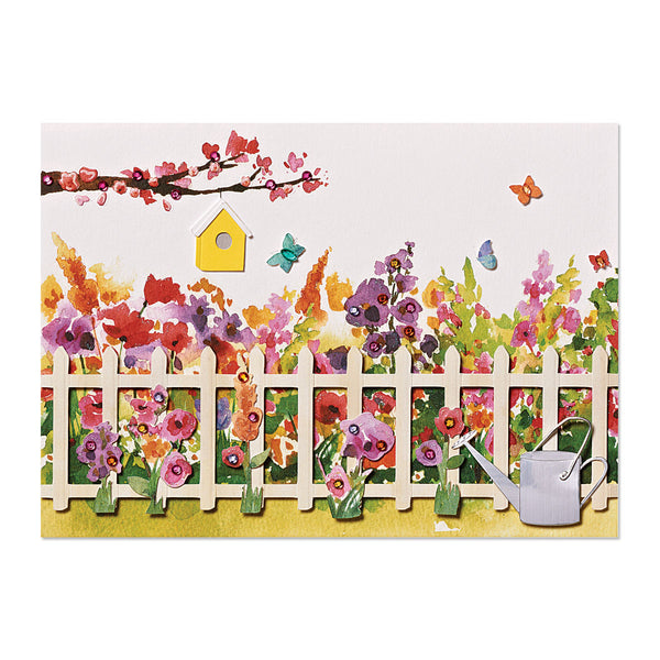 Gardening Scene Birthday Card