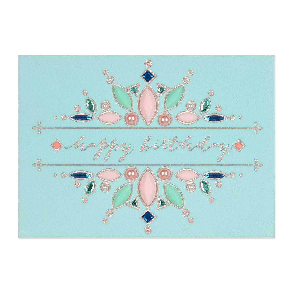 Pastels and Pearls Birthday Card