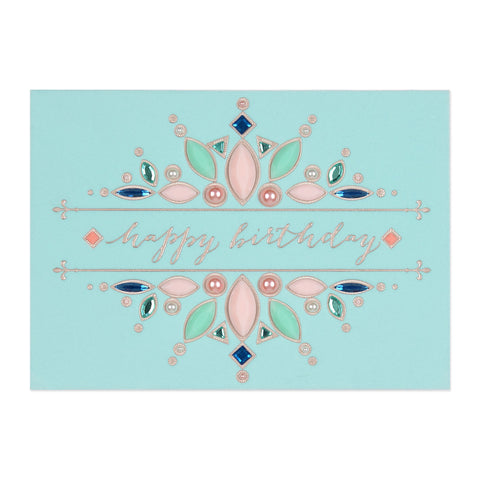 Pastels and Pearls Birthday Card