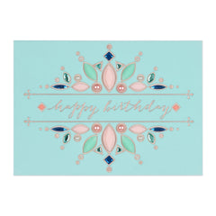 Pastels and Pearls Birthday Card